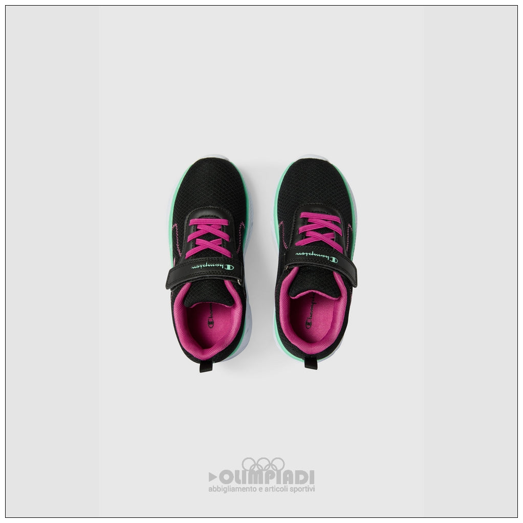 Scarpe Bambina Champion HRO J Low Cut - S33253 Nere e Rosa