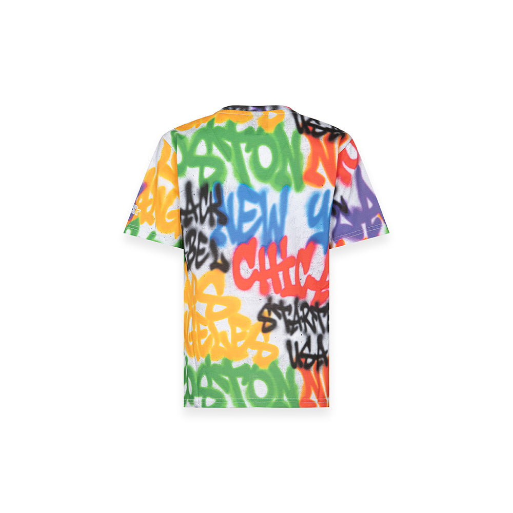 T-Shirt Bambino Starter 1558 | Maglia con Stampa All-Over Squadre