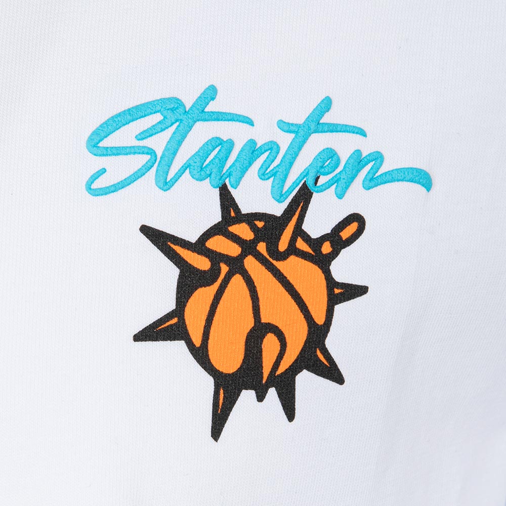 T-Shirt Bambino Starter 1619 Bianca | Maglia con Stampa Sportiva