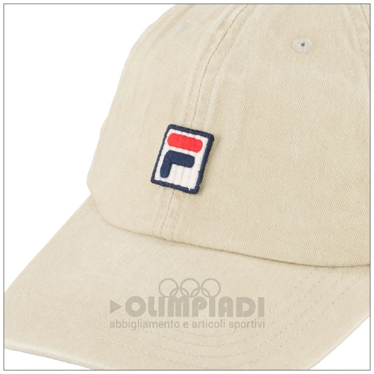 Cappellino Fila Ponticello Dad Cap - FCU0175 Sabbia | Con Visiera