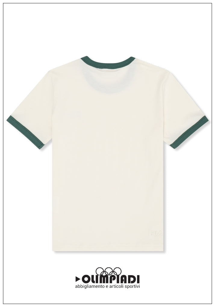 T-Shirt Ragazza Fila Marlia Ringer - FAT0846 Panna | Bicolor