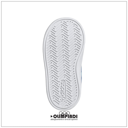 Scarpe Adidas Grand Court 2.0 CF I - HP3536 Bianco/Azzurro | Neonato