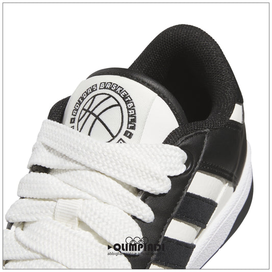 Scarpe Adidas Rapid Court Low J - JR0166 Bianco/Nero | Junior