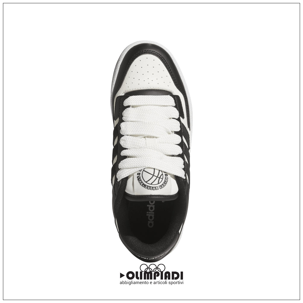 Scarpe Adidas Rapid Court Low J - JR0166 Bianco/Nero | Junior
