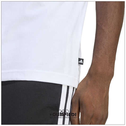 T-Shirt Uomo Adidas Camo Modern Logo - JZ7493 Bianco