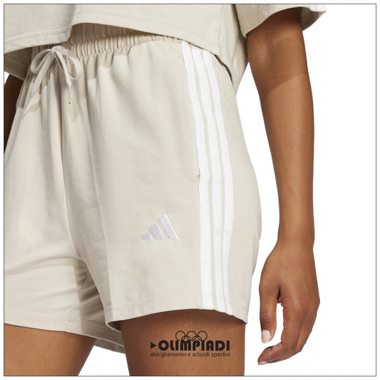 Pantaloncini Adidas W 3S SJ SHO - JE1195 Beige | Donna