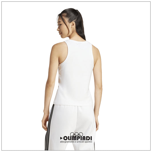 Canotta Adidas Essentials Linear Donna - JC5799 Bianca