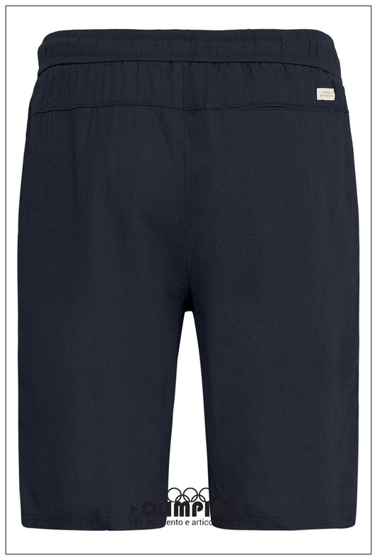 Bermuda in Lino Blend He BHMALVIN - 20720263 Blu Navy