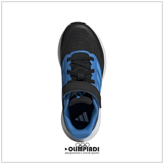 Scarpe Adidas Runfalcon 5 EL K - JP9399 Nero/Azzurro | Ragazzo