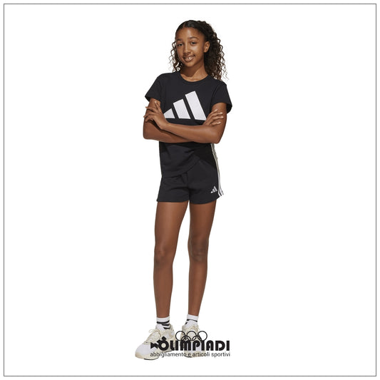 Pantaloncini Bambina Ragazza Adidas 3-Stripes French Terry - JJ3386