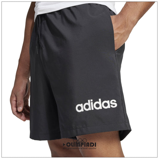Pantaloncini Uomo Adidas Linear Chelsea - JE9016 | Nero