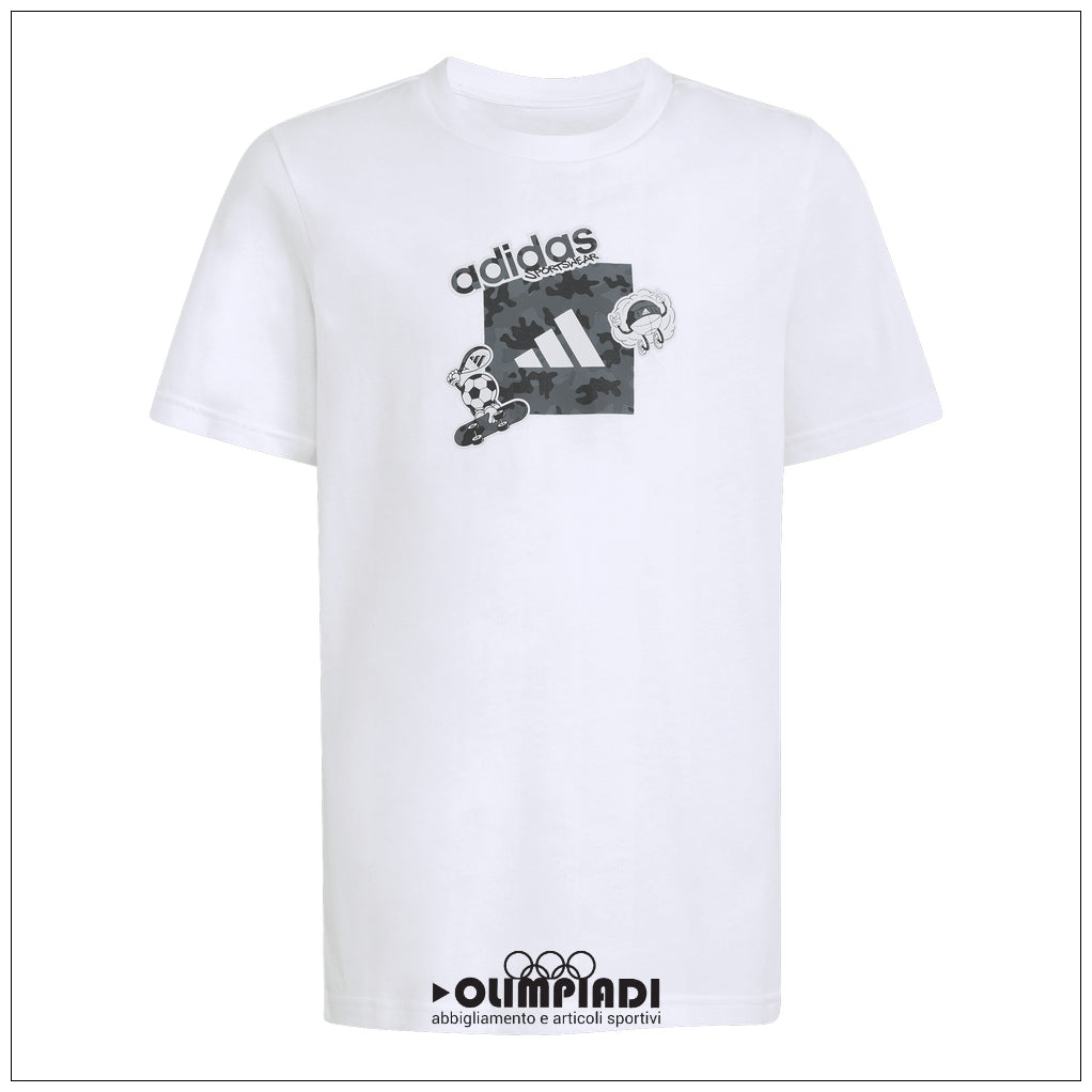 T-Shirt Bambino Ragazzo Adidas Camo Train - KA2976