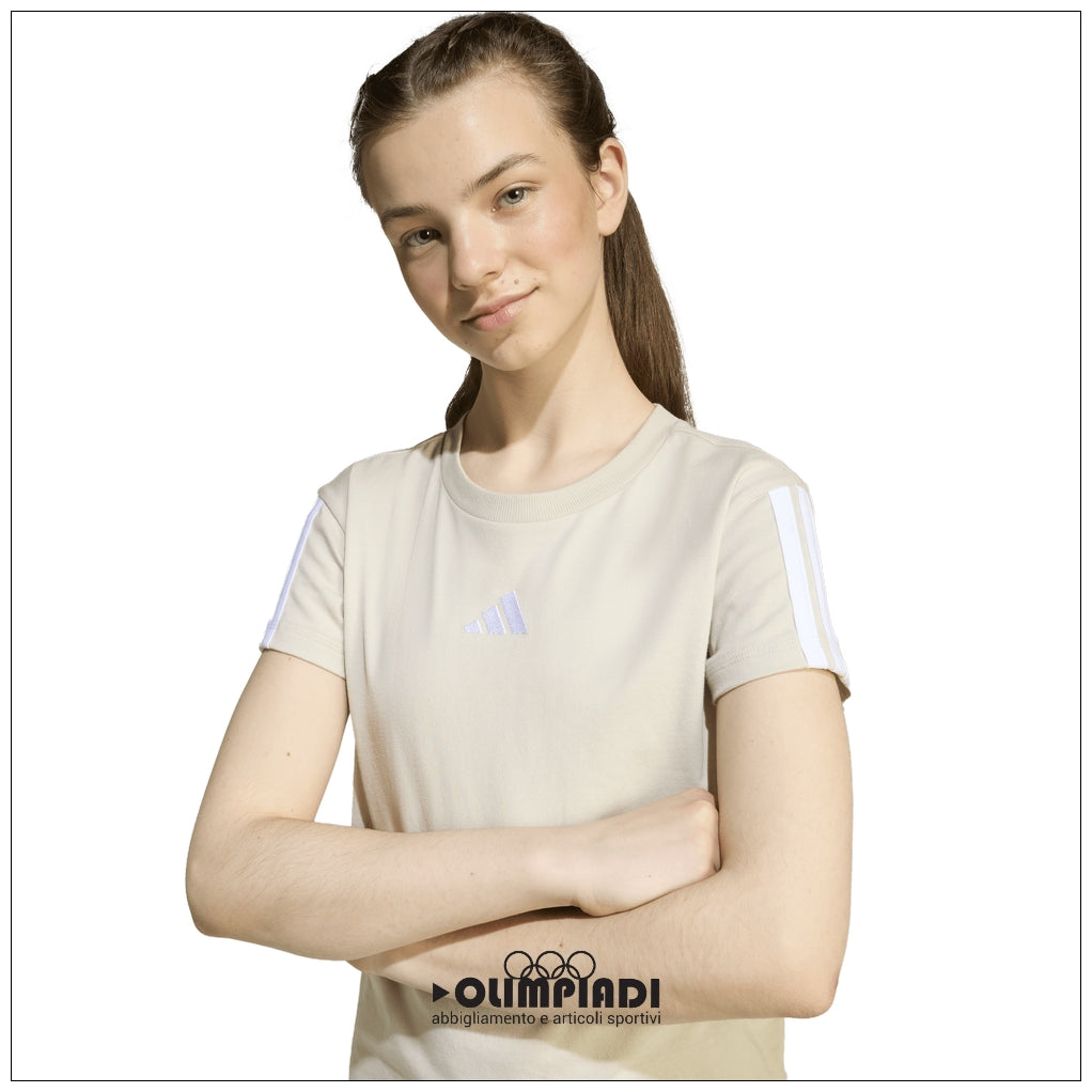 T-Shirt Ragazza Adidas 3-Stripes - KB7299