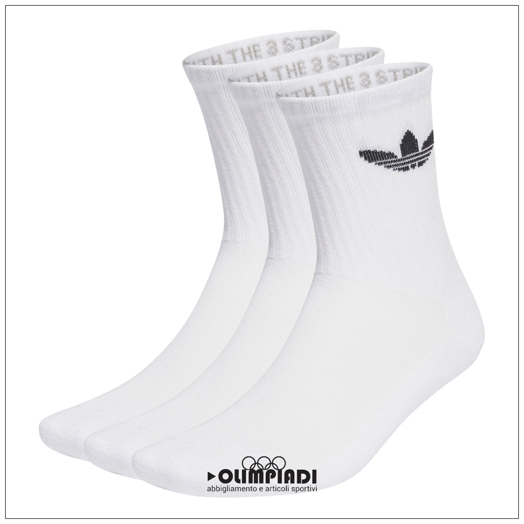 Calzini Sportivi Adidas Training Crew (Confezione da 3 Paia) - IJ5616 | Bianco