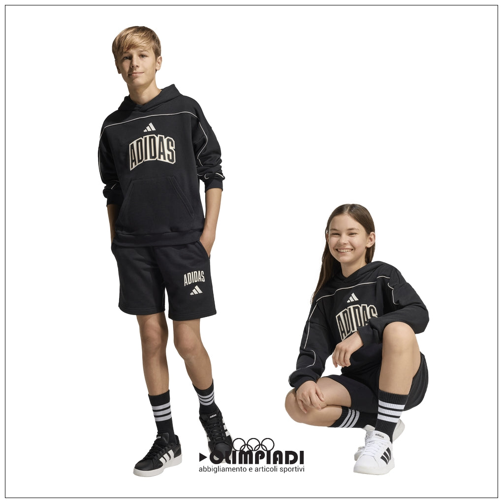 Pantaloncini Ragazzo Adidas French Terry Shorts - KS5522 | Nero