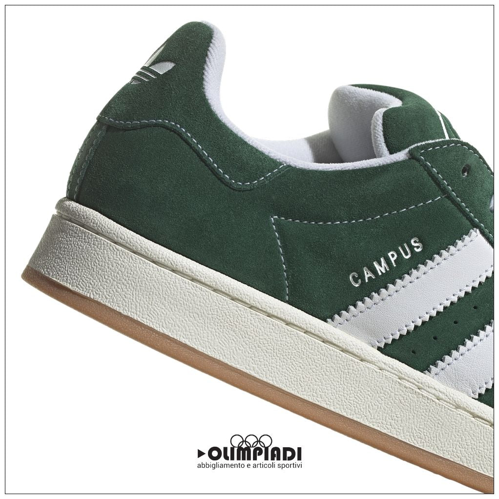 Scarpe Sneakers Unisex Adidas Campus 00s - H03472 | Verde Scuro