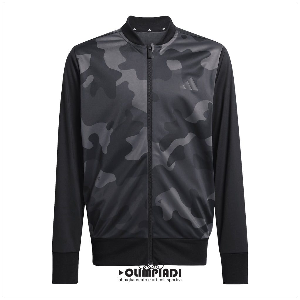 Tuta Sportiva Ragazzo/a Adidas Camo Tracksuit - KR9054 | Nero