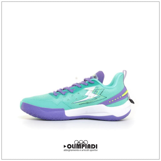 Scarpe Basket 361Β° BIG 3 5.0 Light Up Verde/Viola - TR5724211066