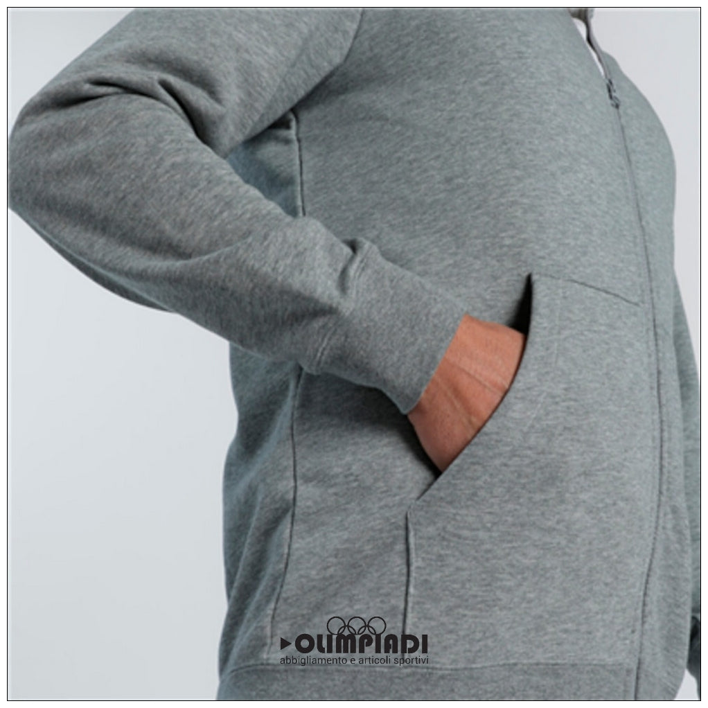 Uomo Puma Essentials Track Jacket Grigia French Terry - 682584-03