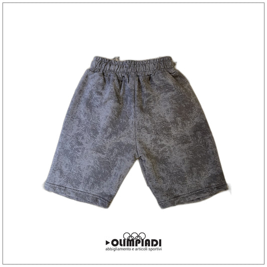 Bermuda Junior DS2 Maltinto Grigio in French Terry - SS26K03