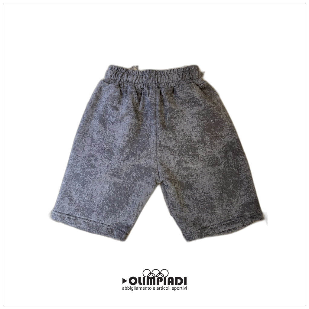 Bermuda Junior DS2 Maltinto Grigio in French Terry - SS26K03