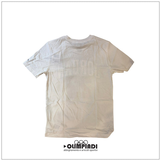T-shirt Jordan Junior Practice Flight Bianca in Cotone - 95A088-001