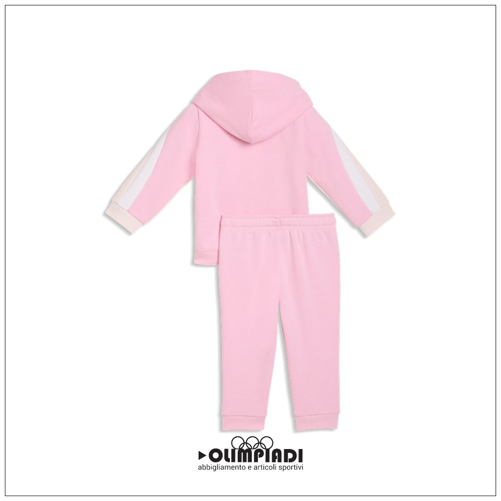 Tuta Neonata Puma ESS Block Hooded Set Rosa - 693288-75