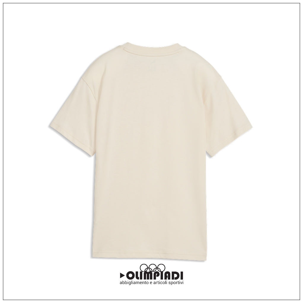 T-shirt Ragazza Puma ESS Graphic Animal Relaxed Beige - 692491-87