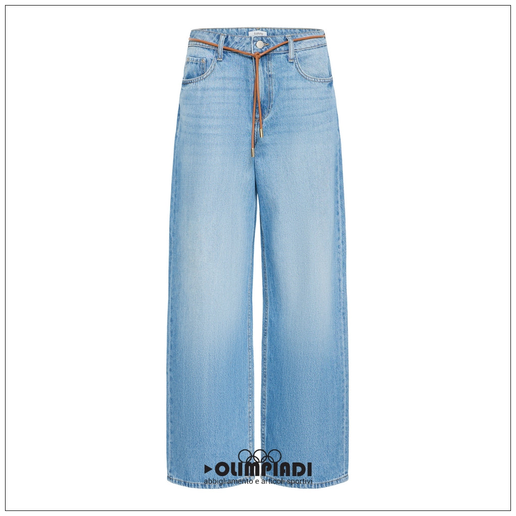Jeans Donna b.young Bykacila Wide Azzurro Chiaro - 20818562