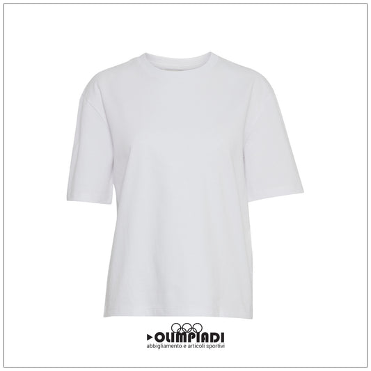 T-shirt Donna b.young Bytrollo Crew Neck Bianca - 20814444
