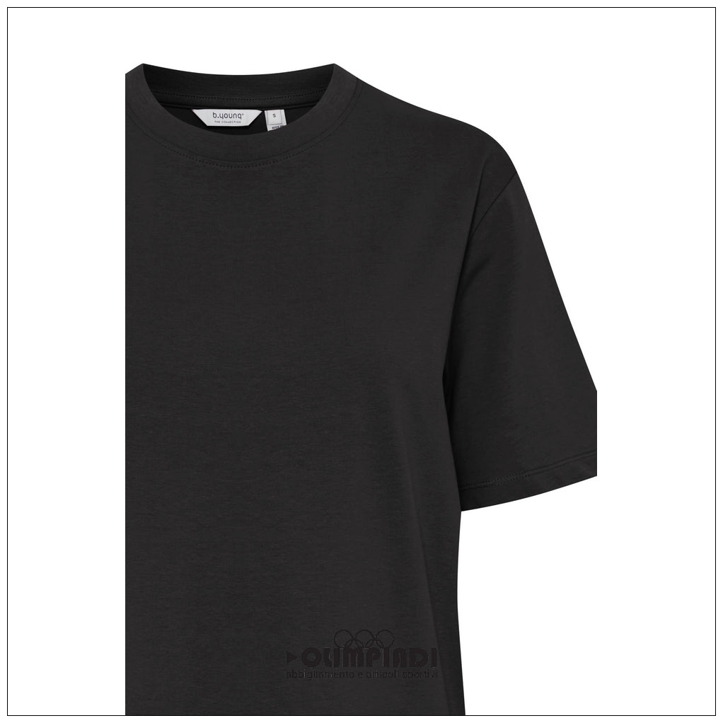 T-shirt Donna b.young Bytrollo Crew Neck Nera - 20814444