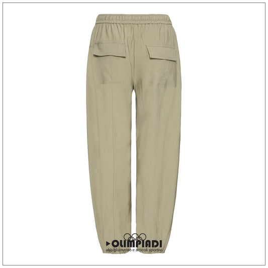 Pantaloni Donna b.young Bydalano 2 Verde Pistacchio con Coulisse - 20818531
