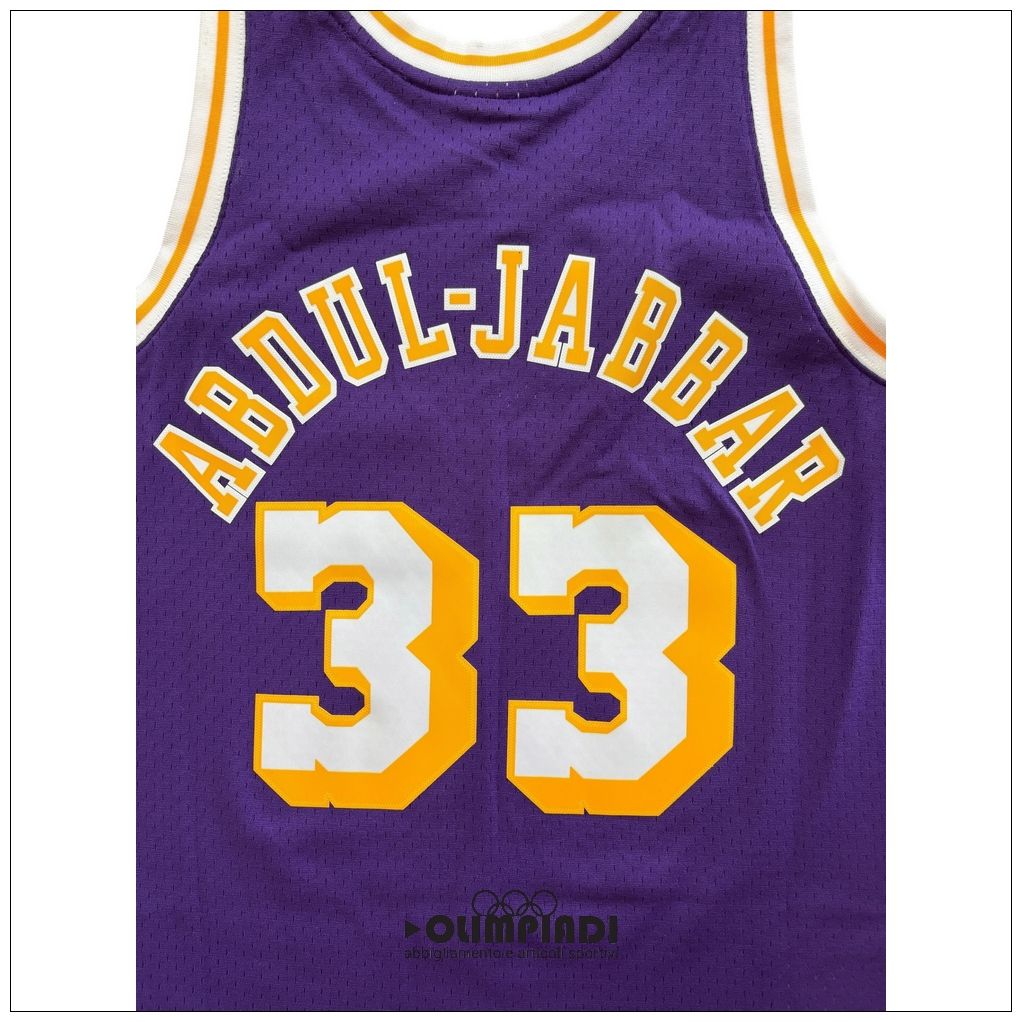 Canotta NBA Los Angeles Lakers Abdul-Jabbar 83-84 Mitchell & Ness