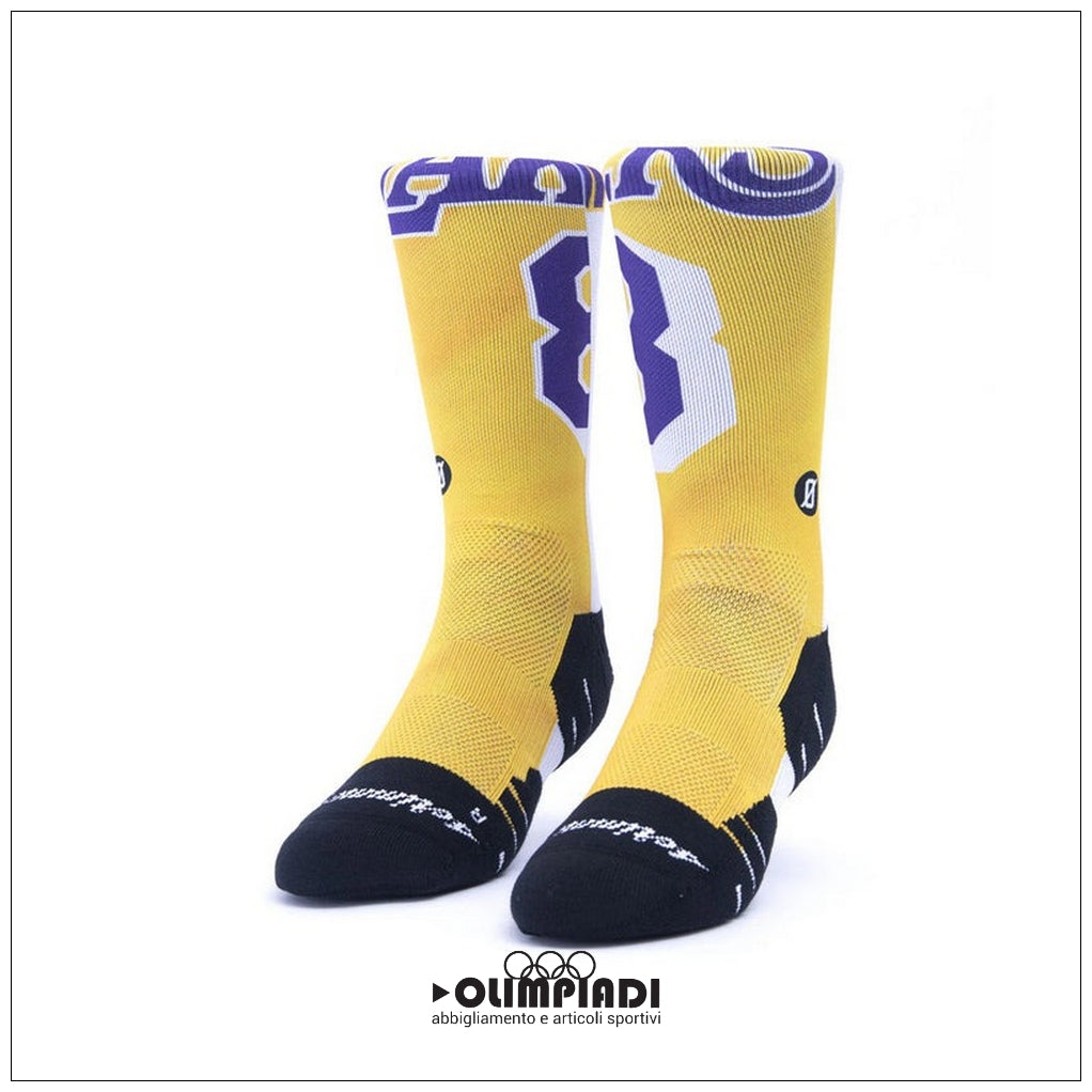 Calzini Jersey Mamba Scrimmage 8 Giallo/Viola - C-BJYMB
