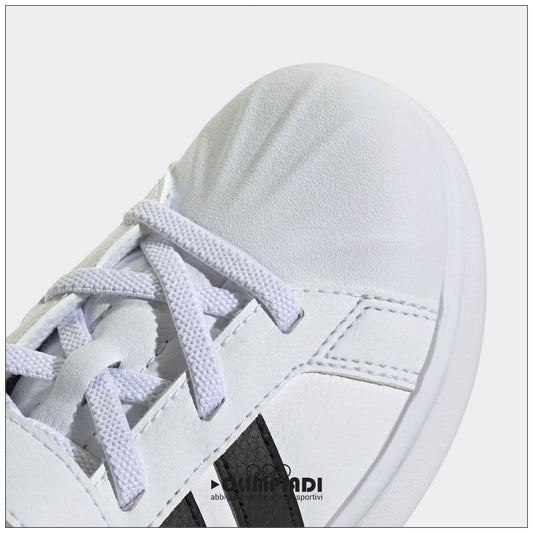 Sneakers Bambino Adidas Streettalk EL C Bianche e Nere - JQ6144