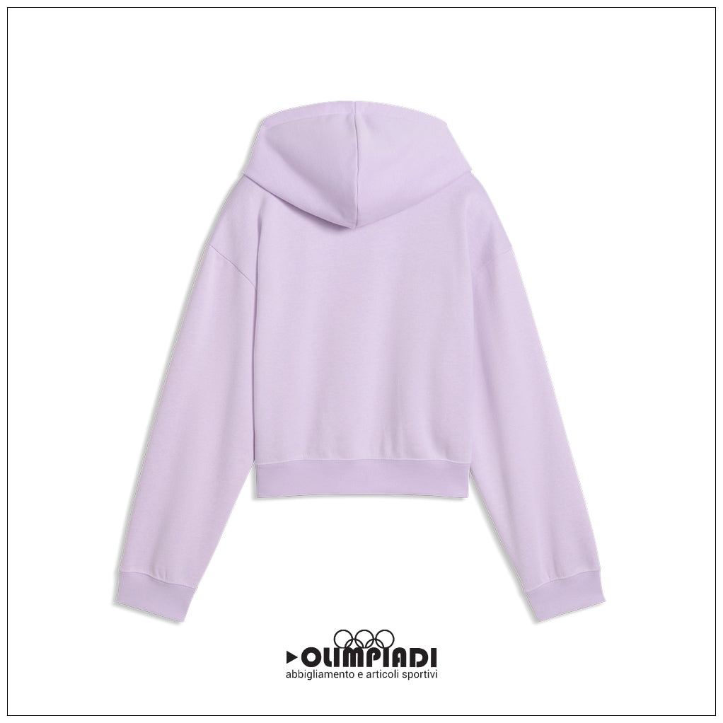 Felpa con Cappuccio Bambina e Ragazza Puma ESS 2 Color Lilla - 690717-46