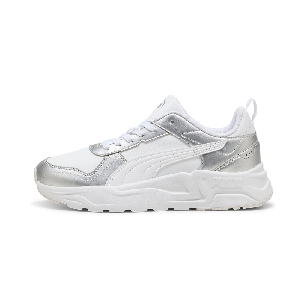 Sneakers Puma Trinity 2 LT Metallic Glam Bianche e Argento - 408280-02