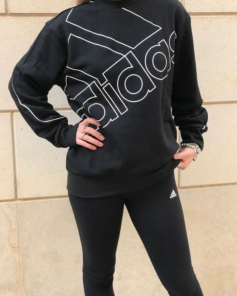 FELPA CREW FT ADIDAS W
