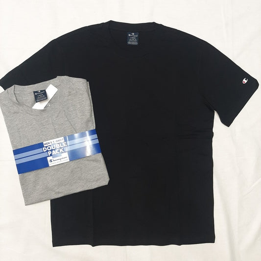 2 T SHIRT U CHAMPION COTONE