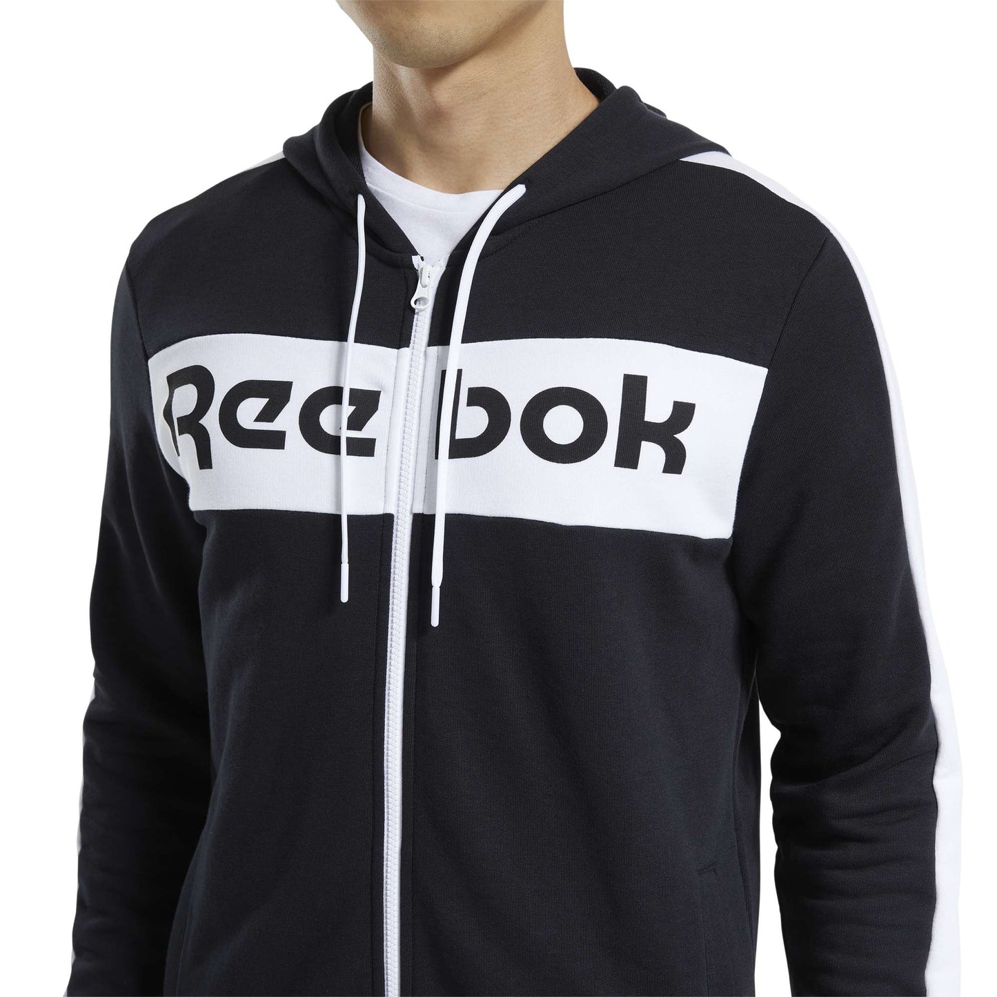 FELPA ZIP C/C REEBOK