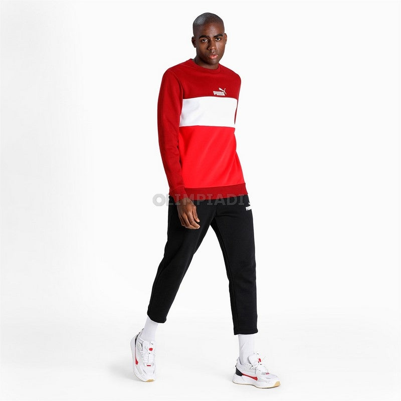 FELPA CREW COLORBLOCK PUMA