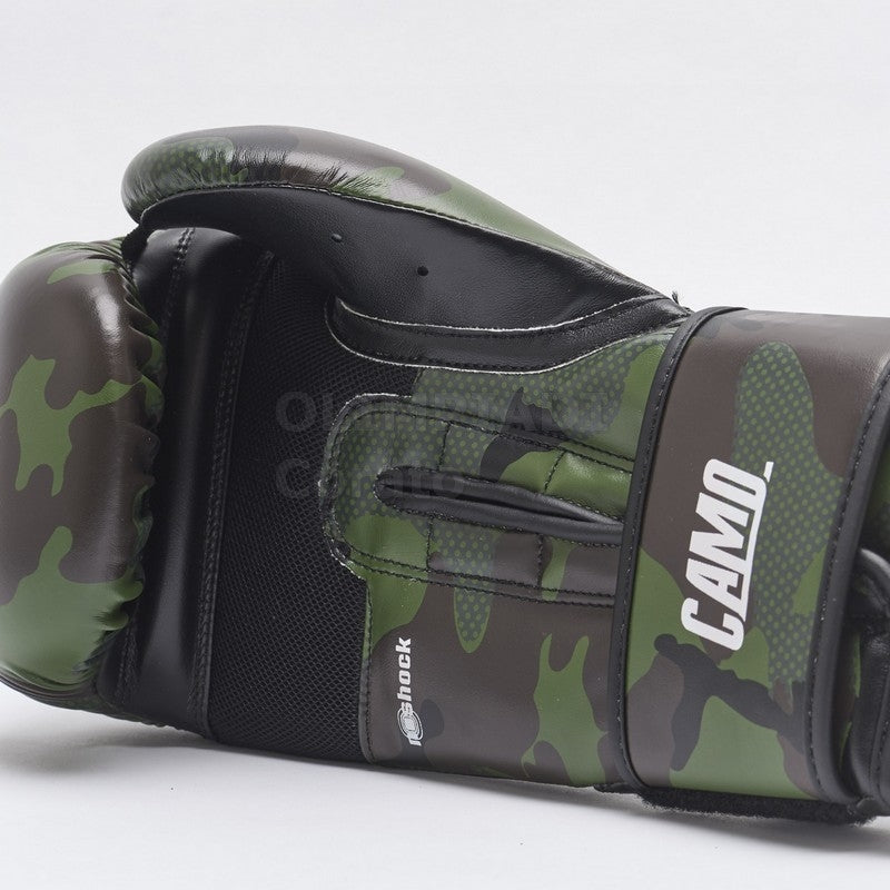 GUANTI BOXE CAMO 10OZ GN324-VERDE MILITARE