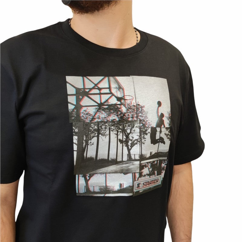 T SHIRT MM UOMO STARTER NERO