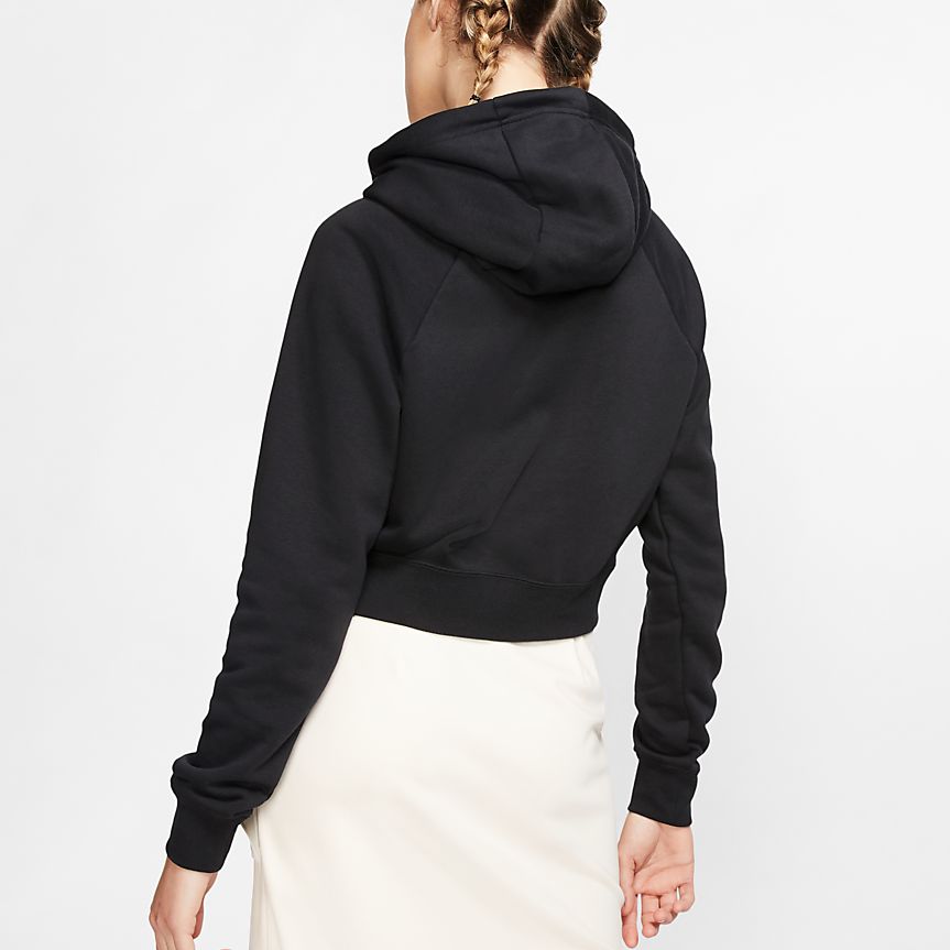 FELPA CAPPUCCIO CROP NIKE W