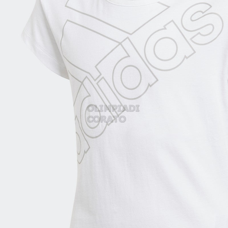T SHIRT JR G ADIDAS BIANCO