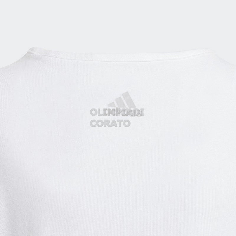 T SHIRT JR G ADIDAS BIANCO