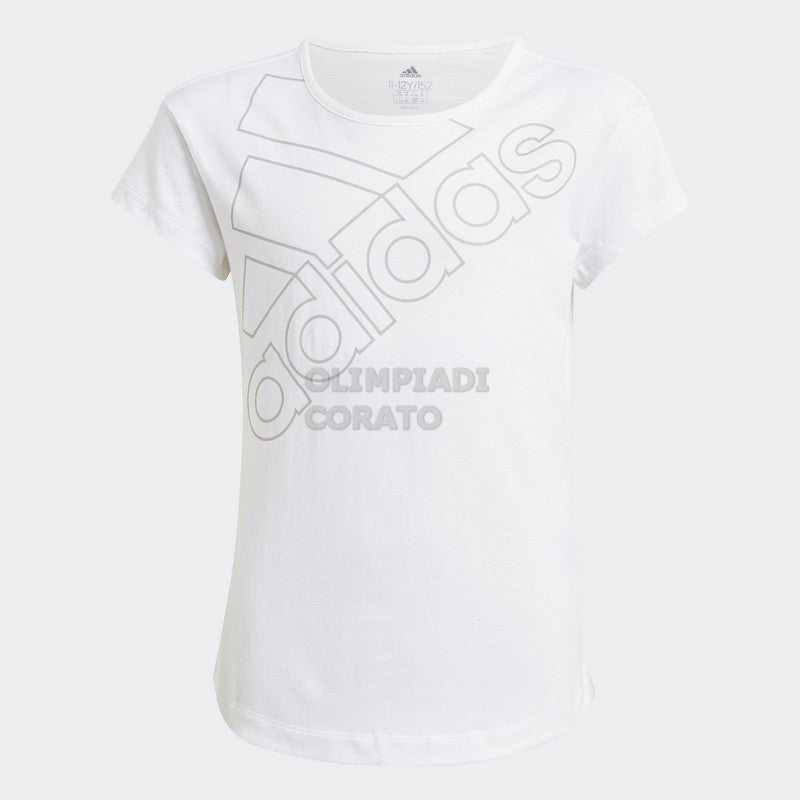T SHIRT JR G ADIDAS BIANCO