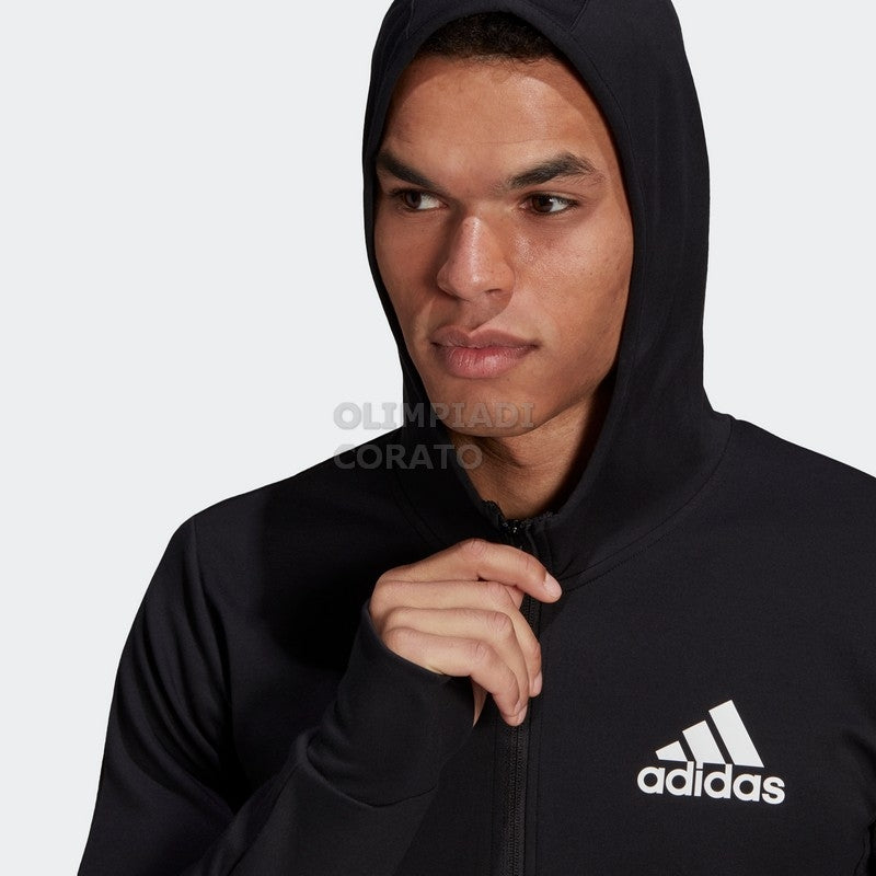 FELPA ZIP CAPPUCCIO U ADIDAS PROMOZIONE