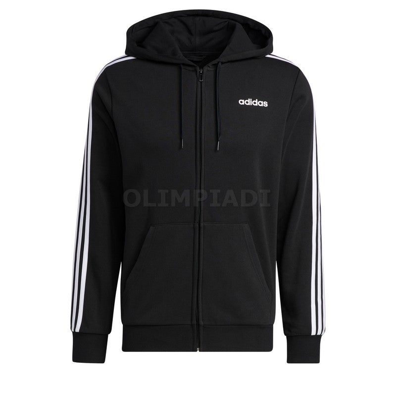 FELPA ZIP CAPUCCIO 3S ADIDAS