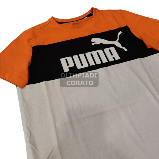 T SHIRT PUMA JR 846127-ARANCIONE